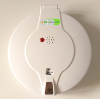 Automatischer Tablettenspender DoseControl mit weißem Deckel - Ansicht von oben