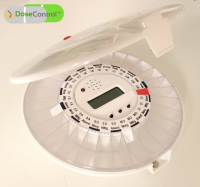 Automatische elektronische Tablettenbox mit Alarm DoseControl - Die günstigste Tablettenbox am Markt. Direkt vom Hersteller!