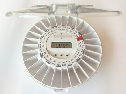 Elektronische Pillendose mit Alarm DoseControl mit transparentem Deckel DEUTSCH - neue Generation