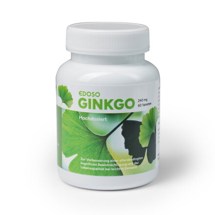 Ginkgo Biloba EDOSO bei leichter Demenz 240 mg 2 x 60 Tabletten Doppelverpackung