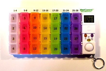 Elektronische Tablettenbox mit Alarm monatlich 2020 Deutsch | MedControl