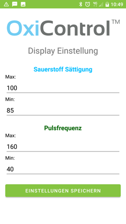 Digitale Pflegeanwendung Display | OxiControl